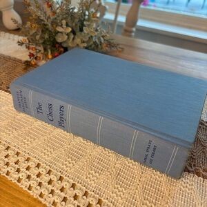 1960 Vintage Deckled Blue Hardcover "The Chess Players" Frances Parkinson Keyes